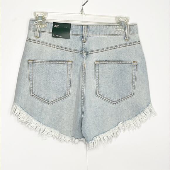 Wild Fable High Rise Frayed Hem Denim Shorts - Picture 9 of 9
